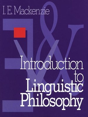 cover image of Introduction to Linguistic Philosophy